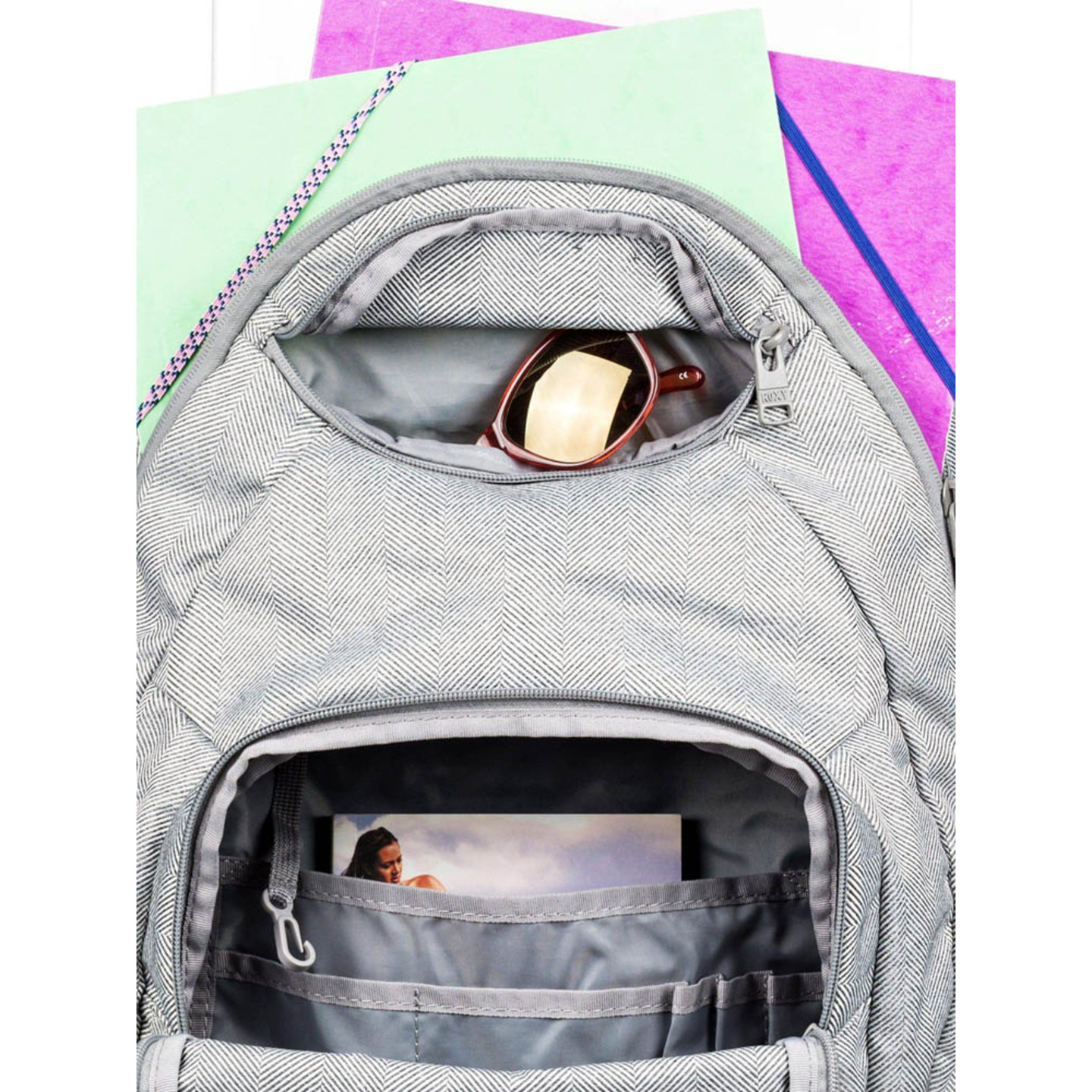 Mochila Shadow Swell Heritage Heather Roxy