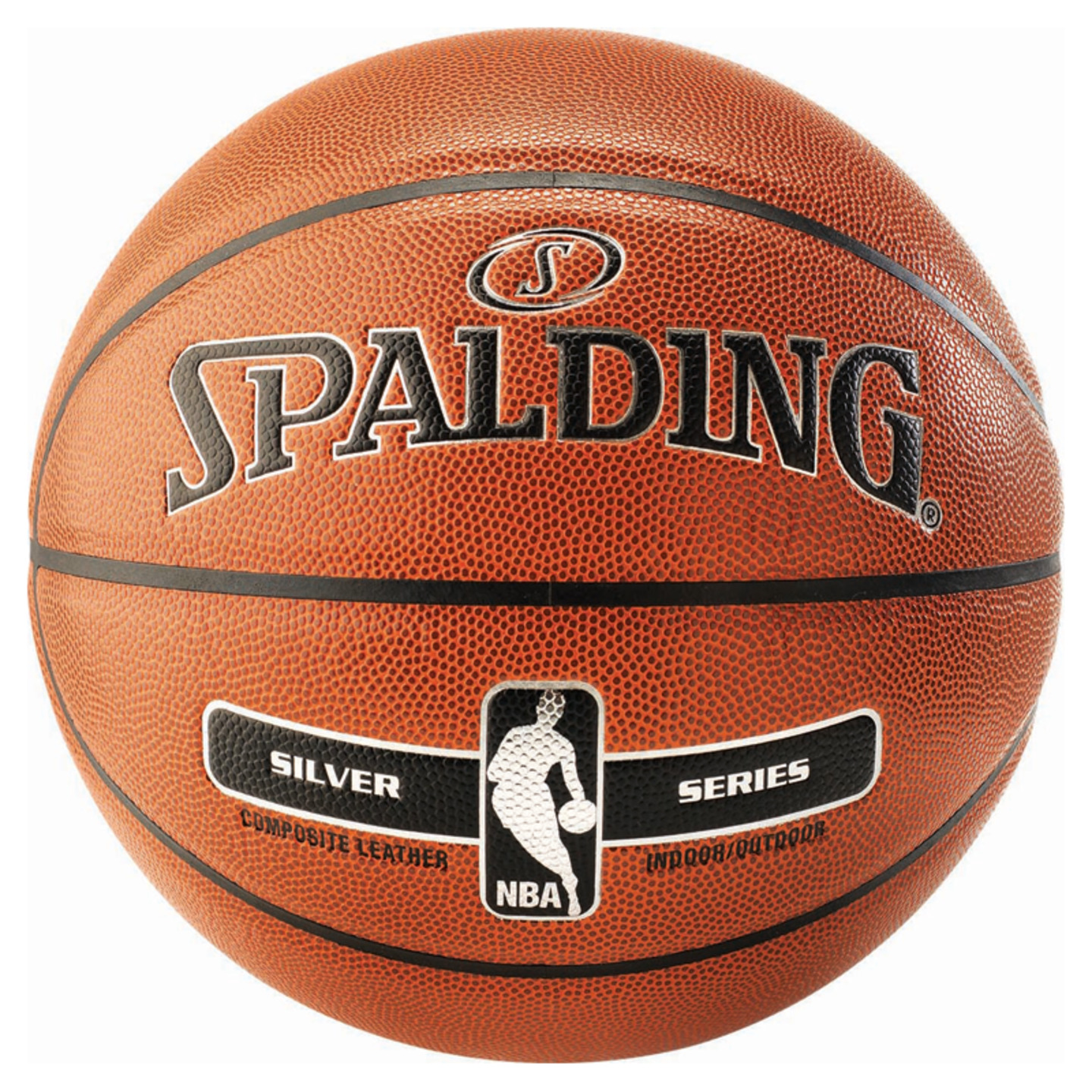 Balón De Baloncesto Nba Silver In/out Sz.7 (76-018z) - naranja - 