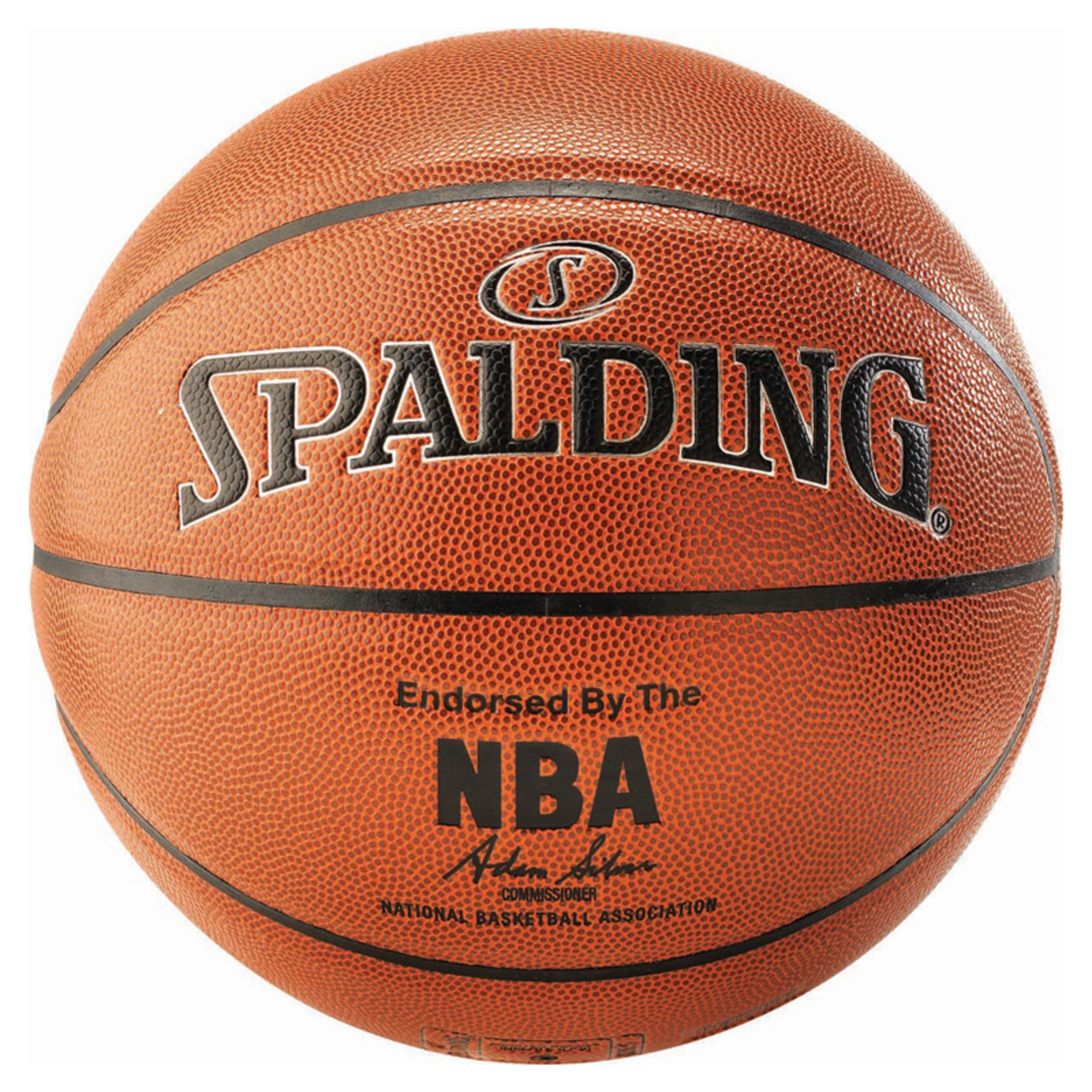 Balón De Baloncesto Nba Silver In/out Sz.7 (76-018z) - naranja - 