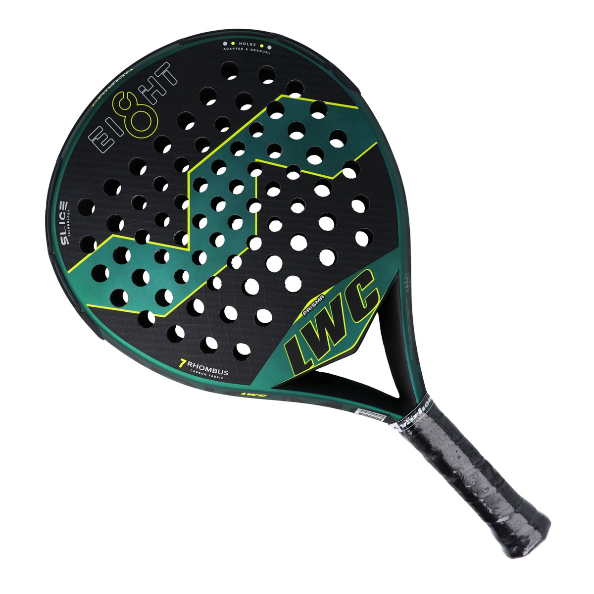 Pala De Pádel Varlion Lw Carbon 8 Prisma - negro-verde - 