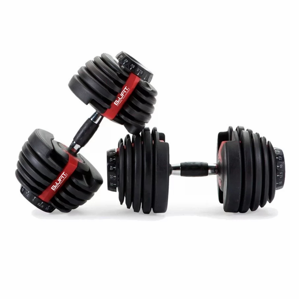 Halteres Ajustáveis Beufit (24kg) Profissional - negro - undefined