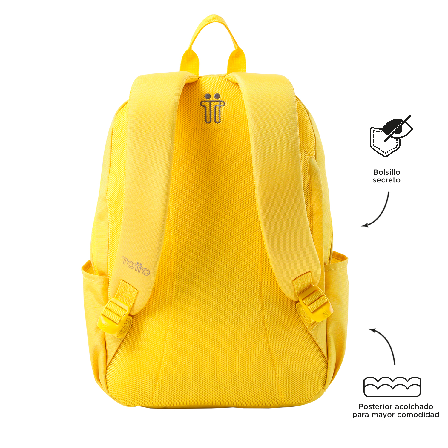 Mochila Totto Trik M Para Portátil 14" - amarillo - Mochila  Trik M