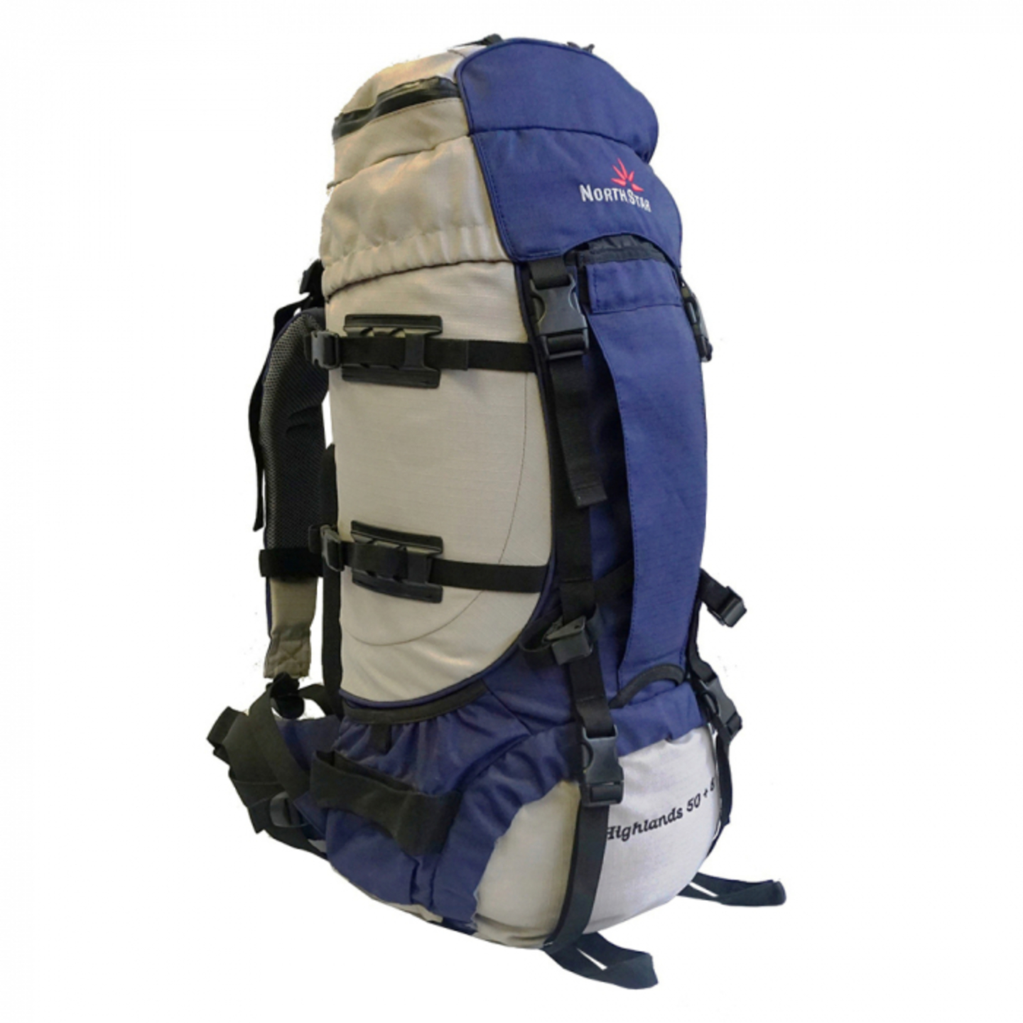 Mochila De Trekking North Star Highlands 50+8l - azul-oscuro - undefined