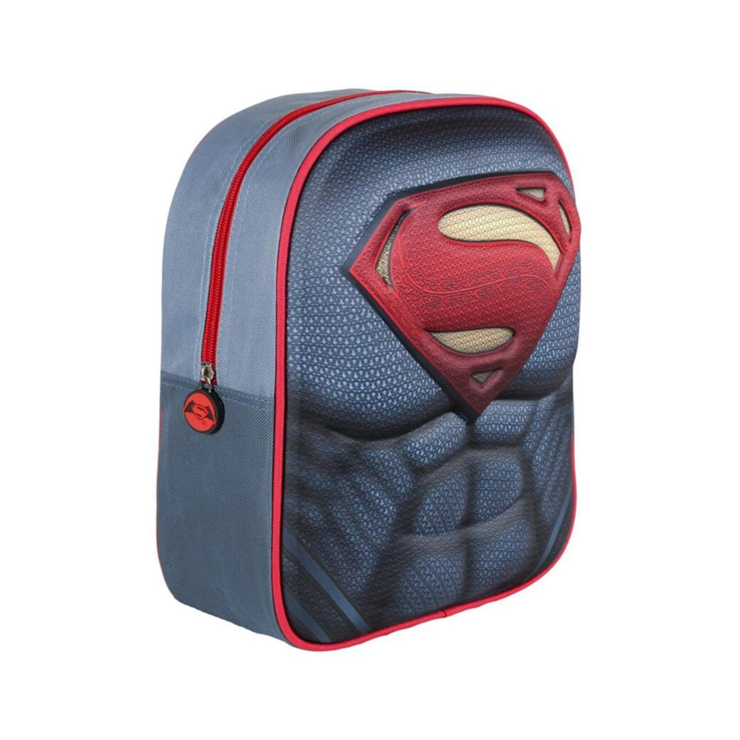 Mochila Infantil De Superman Con Relieve De 25x31x10 Cm - multicolor - undefined