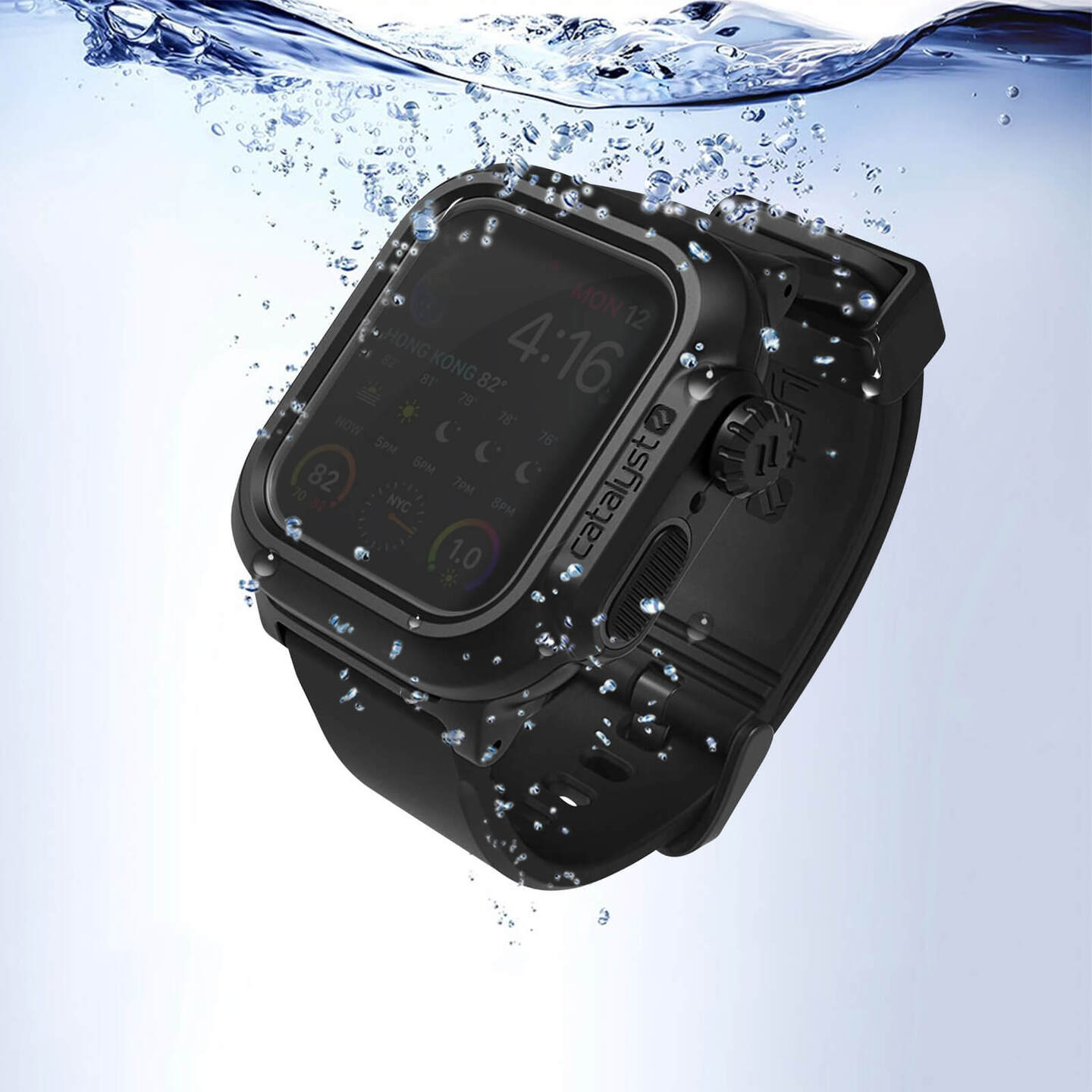 Carcasa Catalyst Para Apple Watch 40mm Serie 4 5 Impermeable Correa negro Sprinter MKP