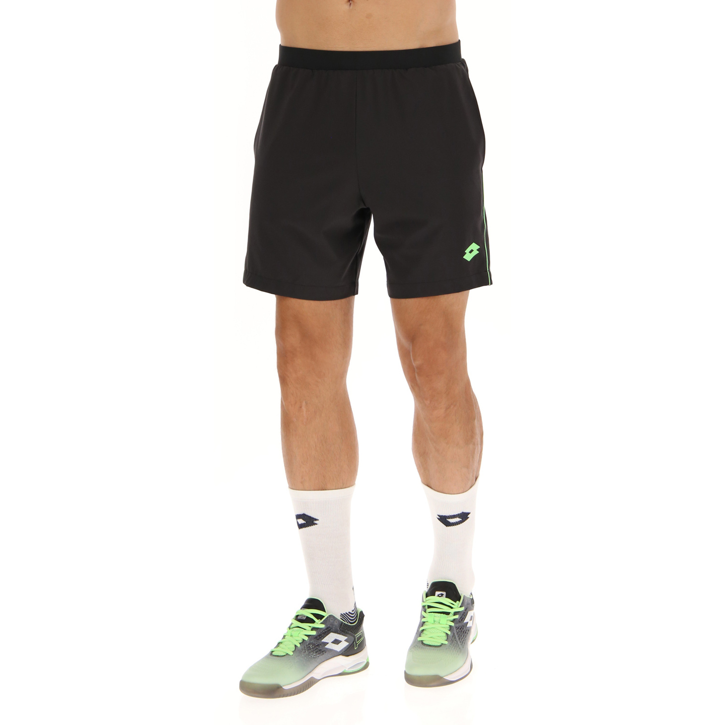 Pantalon Corto Lotto Superrapida V Short Negro Sprinter MKP