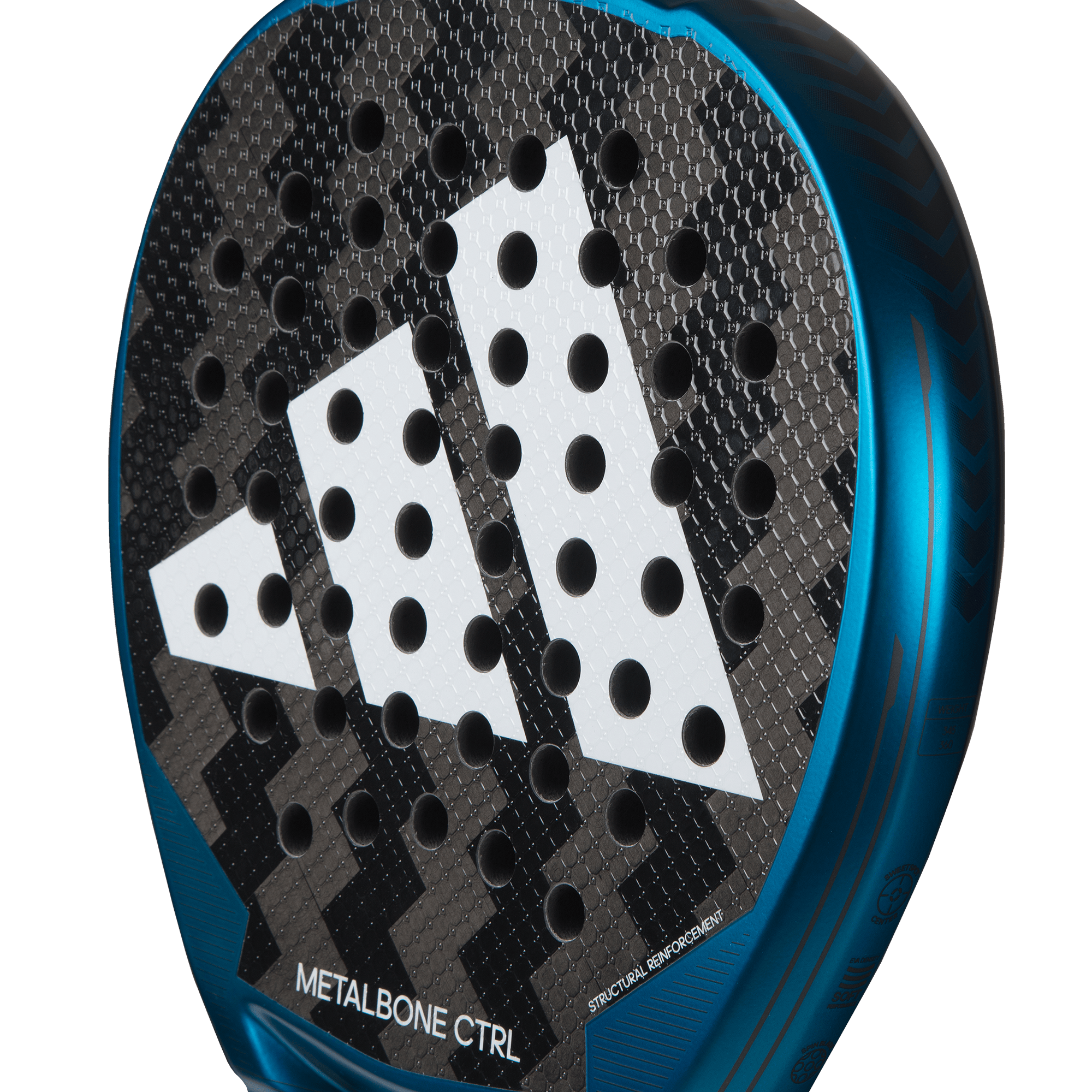 Raquete De Padel adidas Metalbone Ctrl 3.3 - azul - Raquete Adidas Metalbone CTRL 3.3 de Lorena Rufo, ideal para jogadores profissionais que buscam o máximo controle e personalização em suas partidas de padel de 2024.