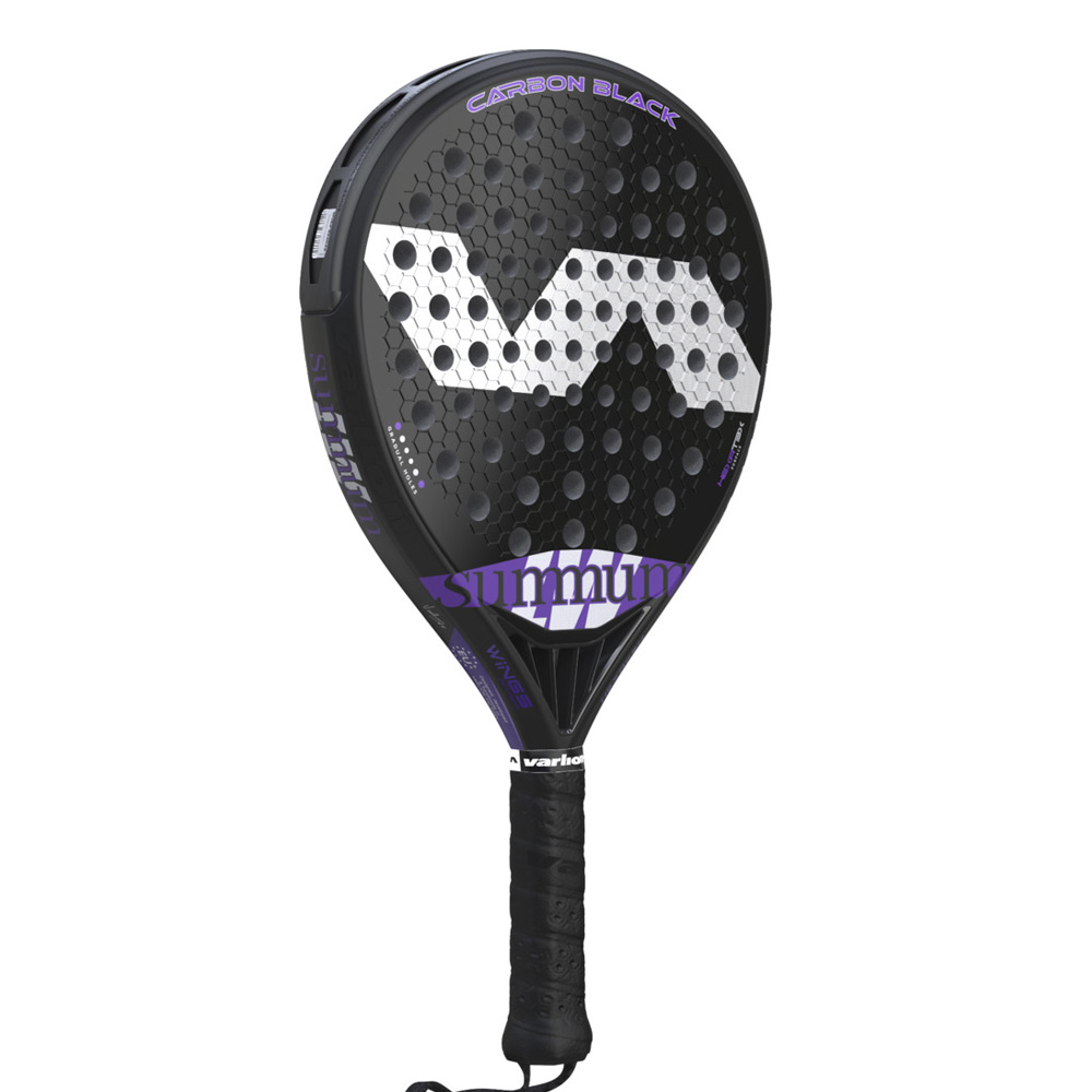 Pala De Pádel Varlion Lw Summum Carbon Black - negro-morado - 