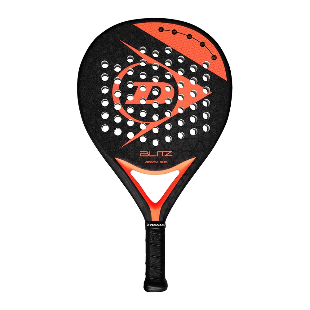 Pala De Pádel Dunlop Blitz Attack 2.0 - negro-naranja - 