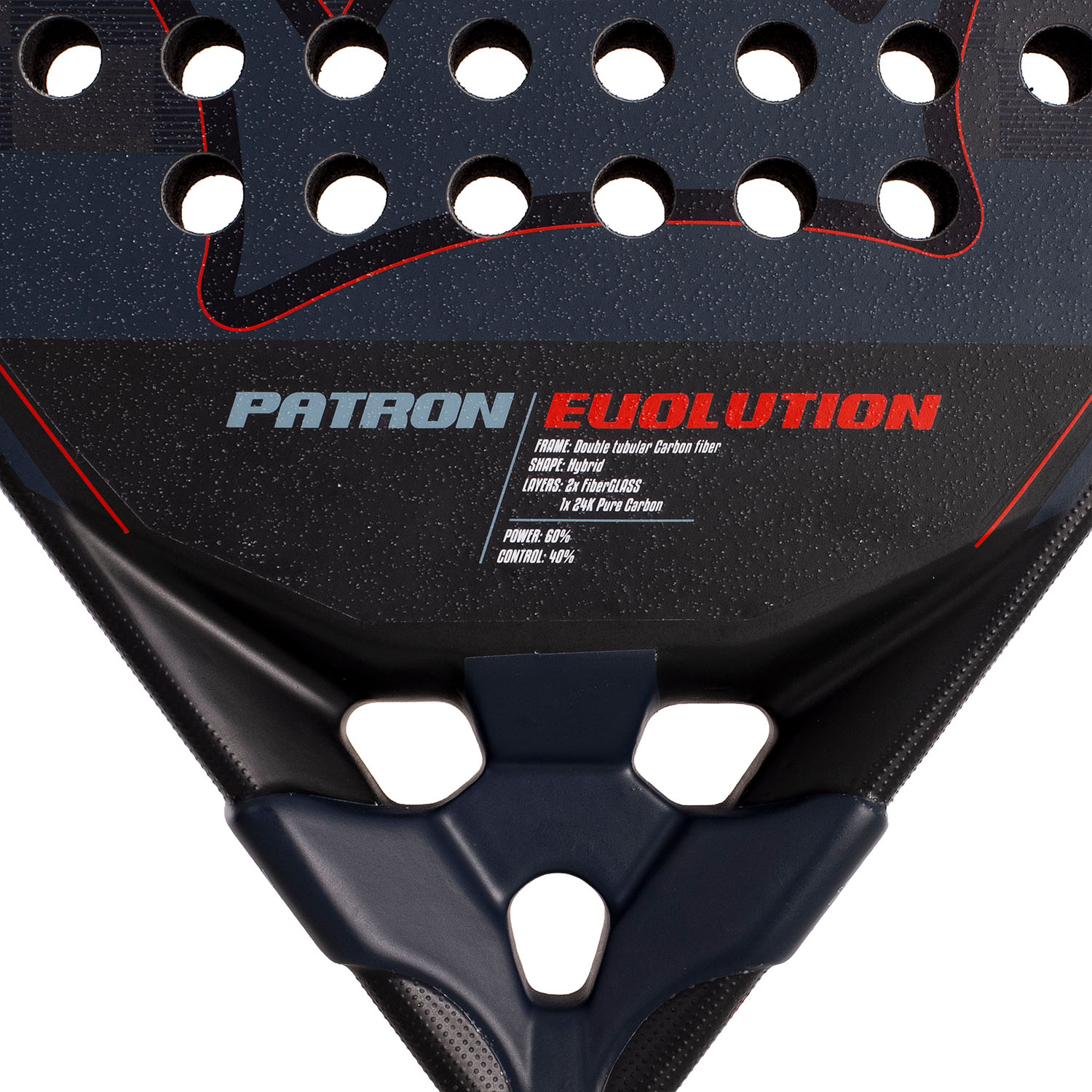 Raquete De Padel Black Crown Pattern Evolution 2024 - negro - 