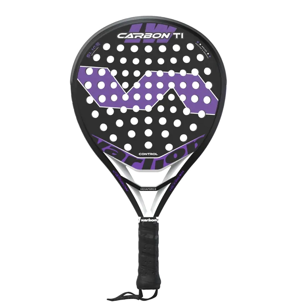 Raquete De Padel Varlion Lw Carbon Ti - negro-morado - 