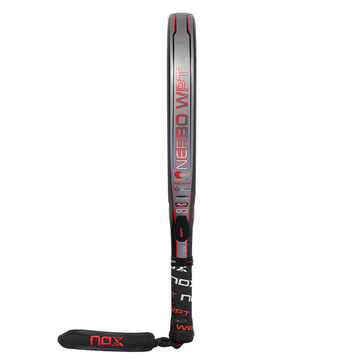 Raquete De Padel Nox Nerbo Wpt Luxury Series 2022 - negro-rojo - 