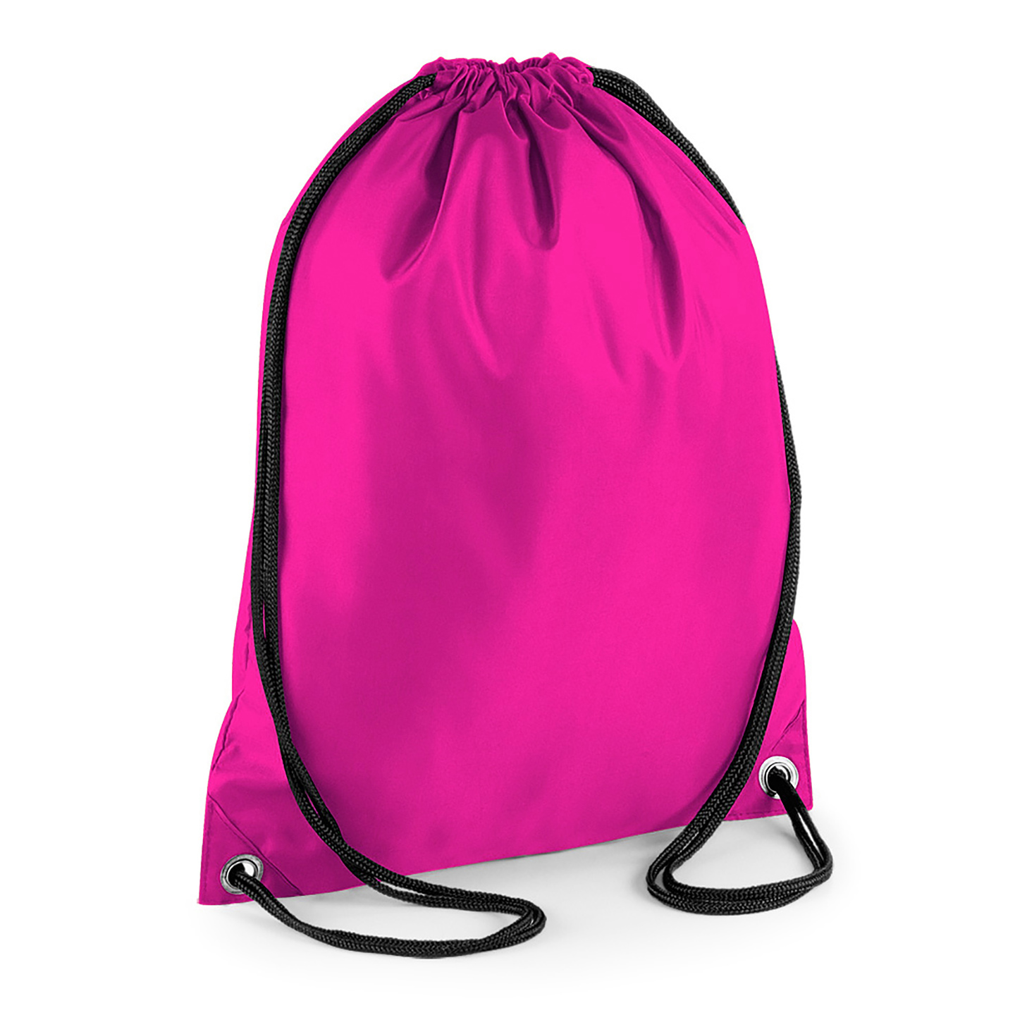 Mochila Saco O De Cuerdas Impermeable/resistente Al Agua Deporte/gimnasio (11 Litros) (paquete De 2) - fucsia - undefined