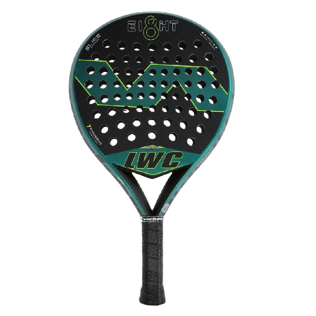 Pala De Pádel Varlion Lw Carbon 8 Prisma - negro-verde - 