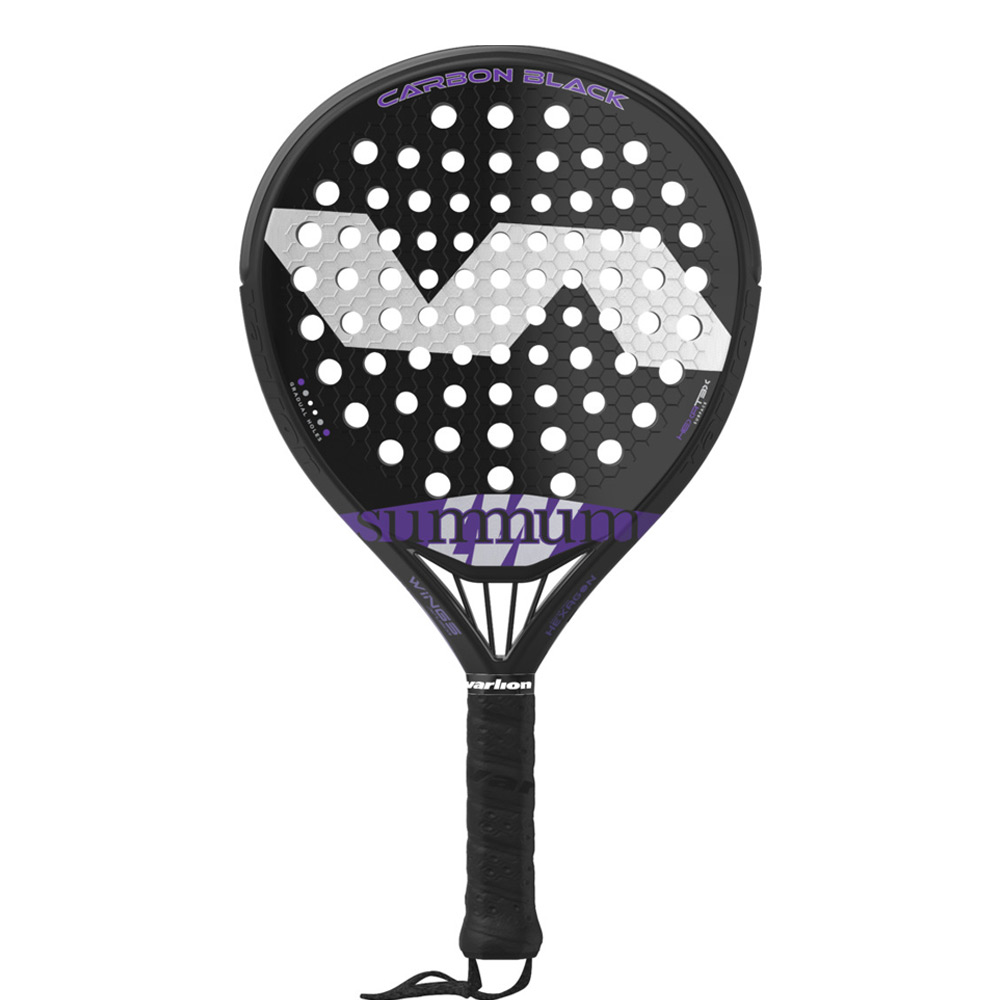 Pala De Pádel Varlion Lw Summum Carbon Black - negro-morado - 