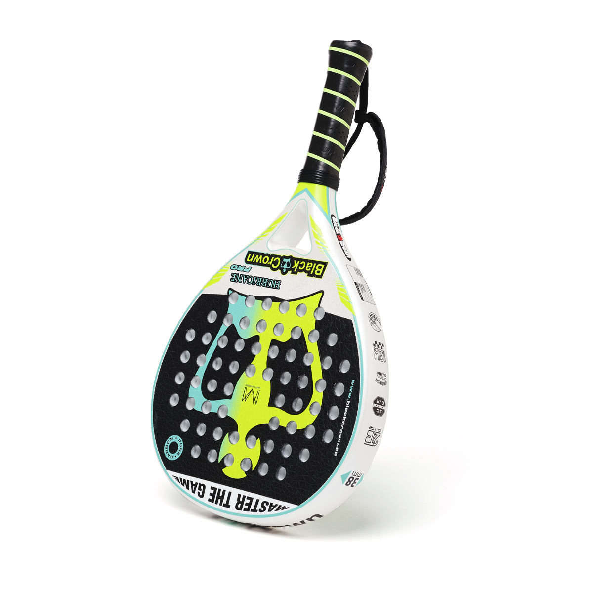 Raquete De Padel Black Crown Hurricane Pro 2022 - amarillo - 