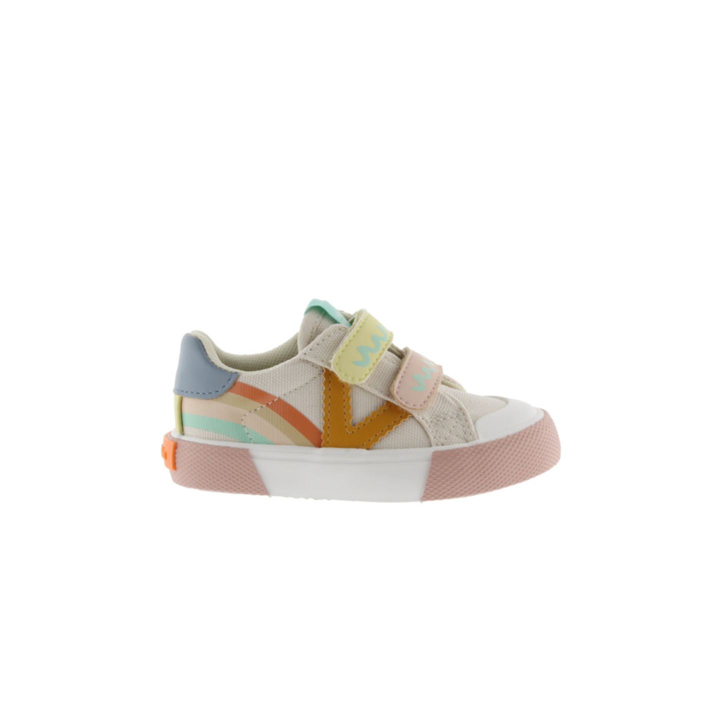 Zapatillas Print Multicolor Victoria Tribu Estilo Basket Con Doble Cierre Adherente Crudo Sprinter MKP