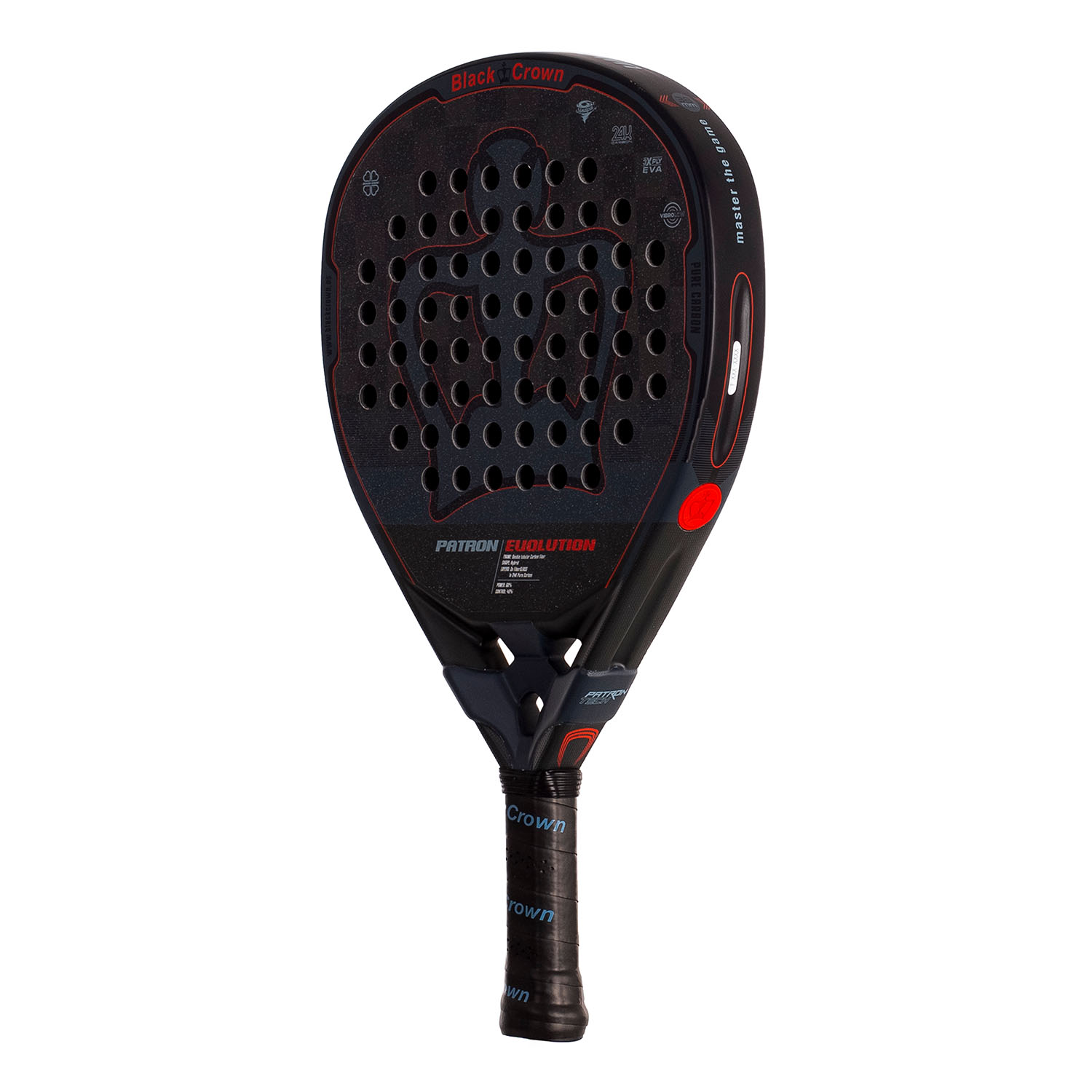 Raquete De Padel Black Crown Pattern Evolution 2024 - negro - 