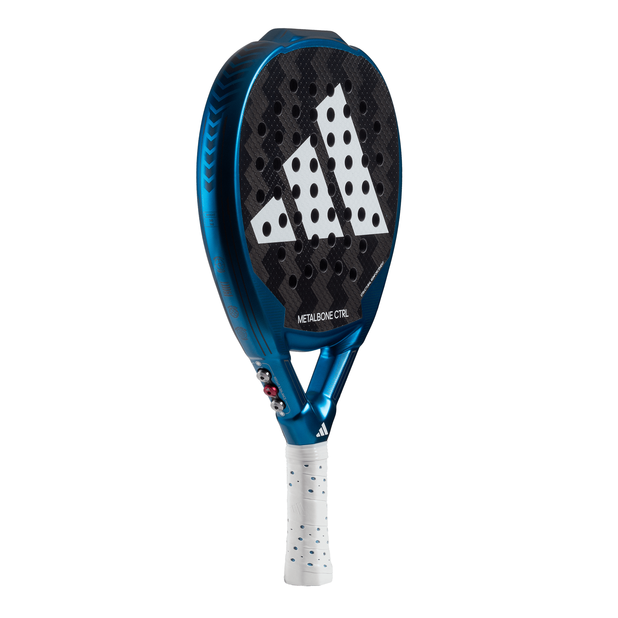 Raquete De Padel adidas Metalbone Ctrl 3.3 - azul - Raquete Adidas Metalbone CTRL 3.3 de Lorena Rufo, ideal para jogadores profissionais que buscam o máximo controle e personalização em suas partidas de padel de 2024.