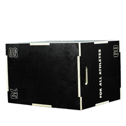 Plyo Box Preto 45cm - BOOMFIT