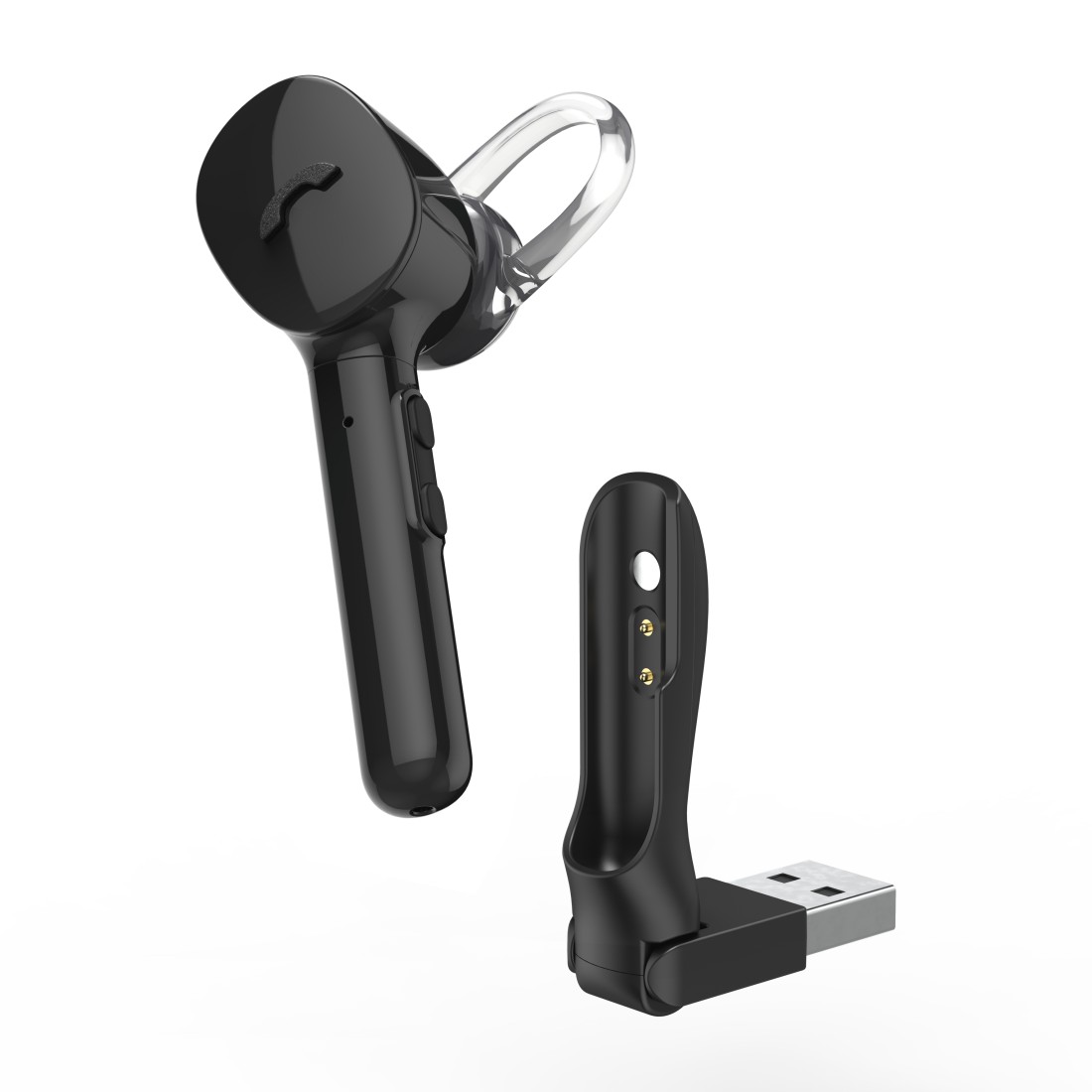 Mini Auriculares Inalámbricos Smartek Deportivos Bluetooth 5.3 Conducción  Ósea Con Clip Oreja - Blanco