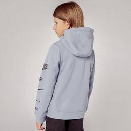 sudadera nike azul bebe