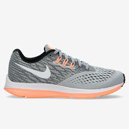 zapatillas nike grises mujer