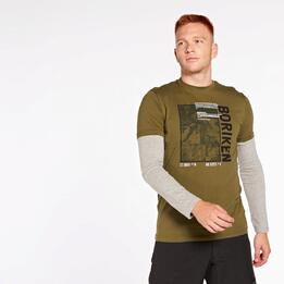 camiseta trekking manga larga