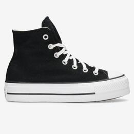 Converse plataforma best sale negras botas