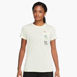Nike Sportswear -Blanca- Camiseta Mujer
