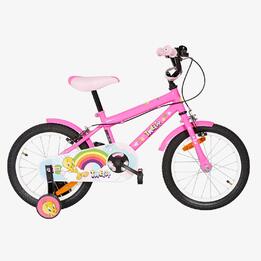 Bicicletas Infantiles De 7 A 9 Años Con Ruedines Y Cesta Color: Gris 18  Pulgadas con Ofertas en Carrefour