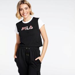 Fila Kalli - Blanco - Camiseta Crop Muje