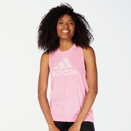 Camiseta adidas - Rosa - Camiseta Fitness Mujer, Sprinter
