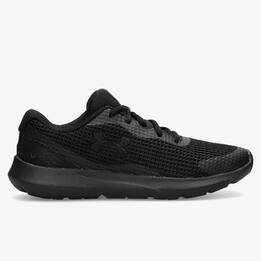 Zapatillas under armour para trotar outlet negras