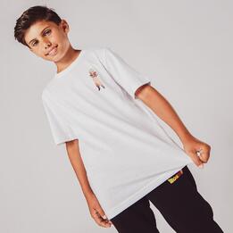 Niño camiseta online blanca