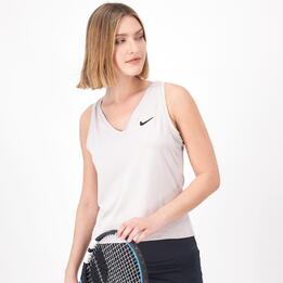 Nike Court Dri-FIT Heritage Camiseta de Tenis Hombre - White