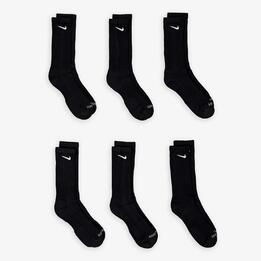 Calcetines tobilleros Nike Everyday finos 3 pares negro