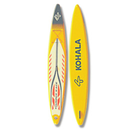 Tabla de Paddle Surf Hinchable Thunder Race 14' 2021 Doble Capa Fusión -  Fin Stock - Kohala SUP
