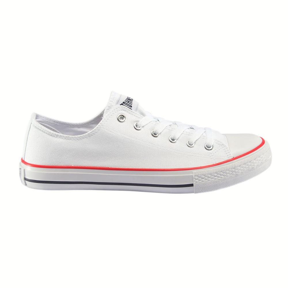 Zapatillas lona blancas discount hombre