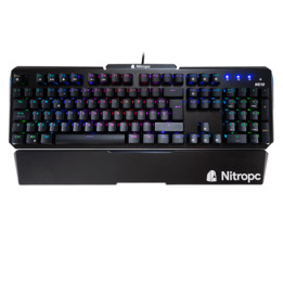 Auscultadores Para Jogos - Nitropc Nh1000 Para Jogos E Audição De Música Em  Pc Com Iluminação Rgb - Preto