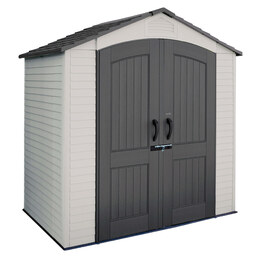 Lifetime 136x70x172 cm UV100 Outdoor Storage Deck Box Grey