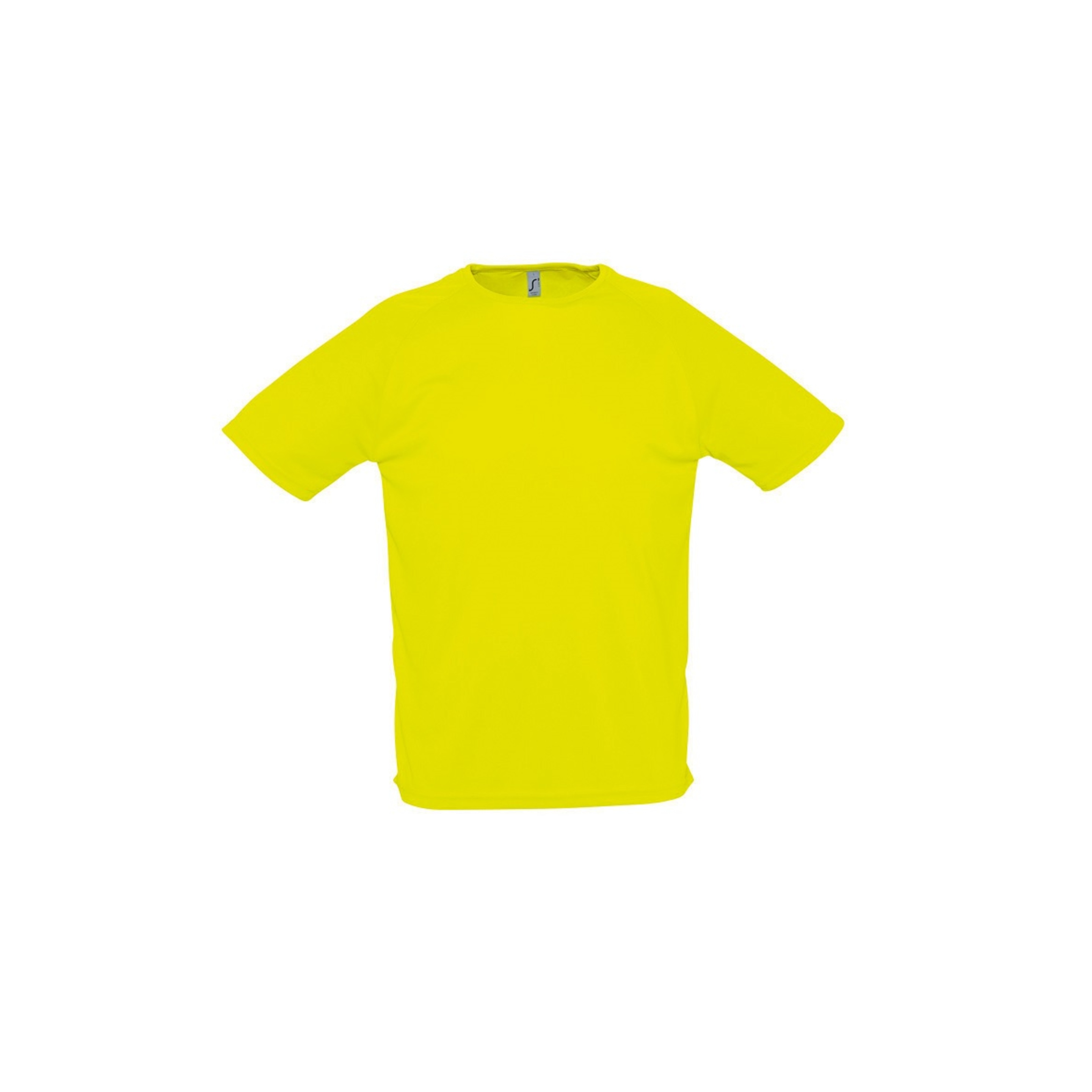 Camisola Sporty Unisex Men Raglan Sleeve - amarillo-fluor - 