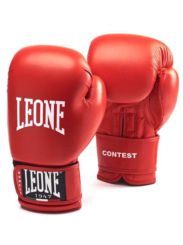 Guantes De Boxeo Leone1947 Contest - rojo - 