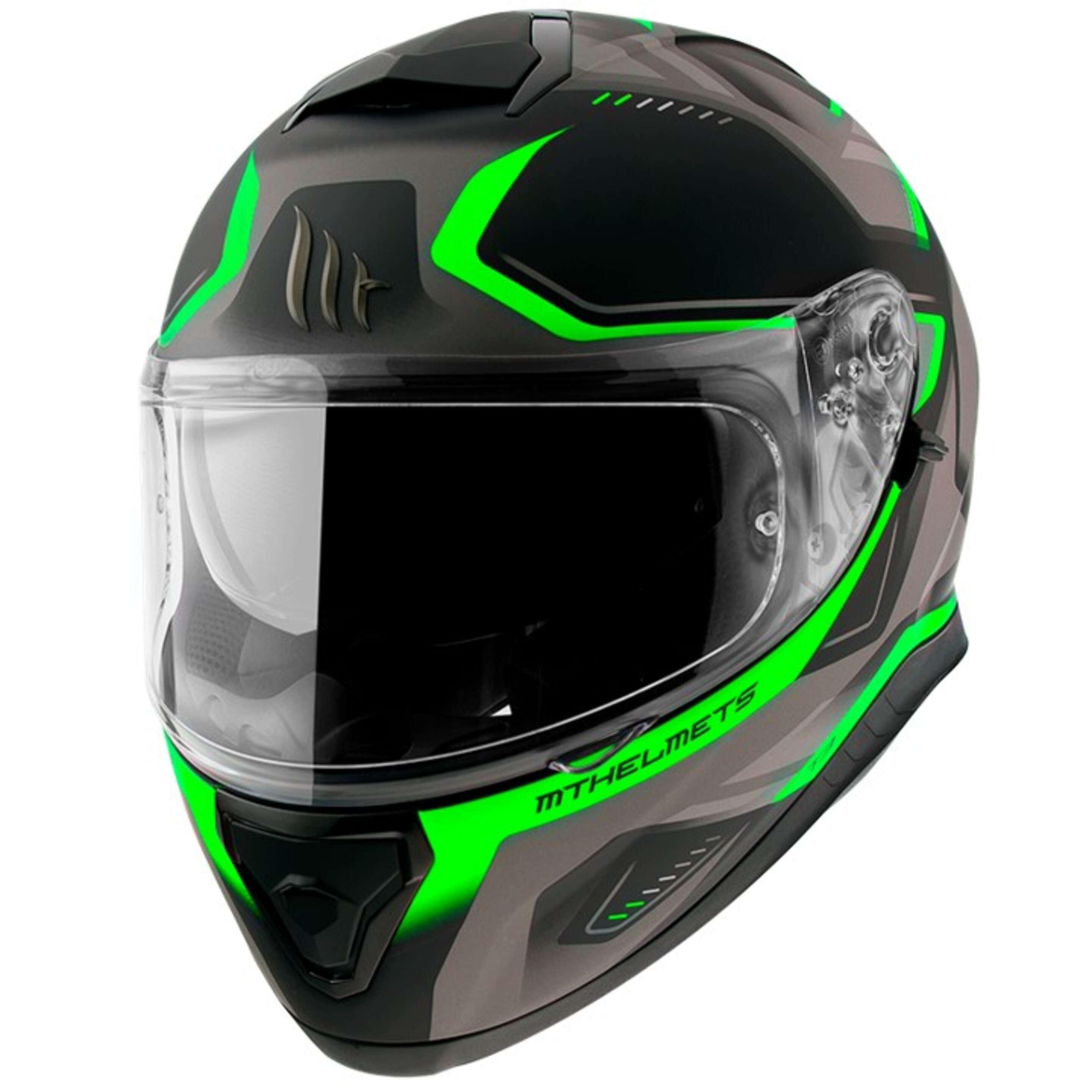 Casco Mt Thunder 3 Sv Turbine C6 Matt Fluor Green