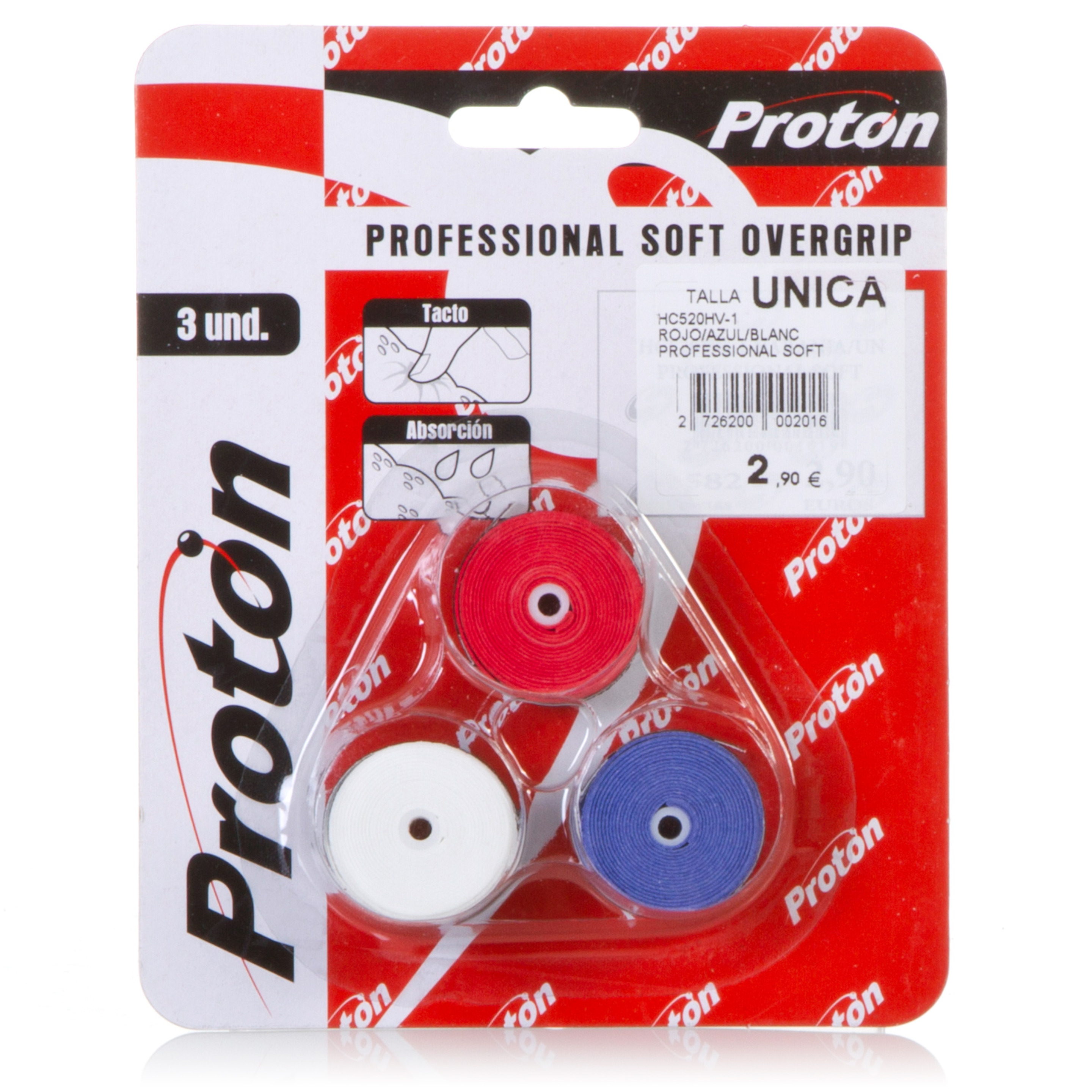 Overgrip Proton Soft Rojo