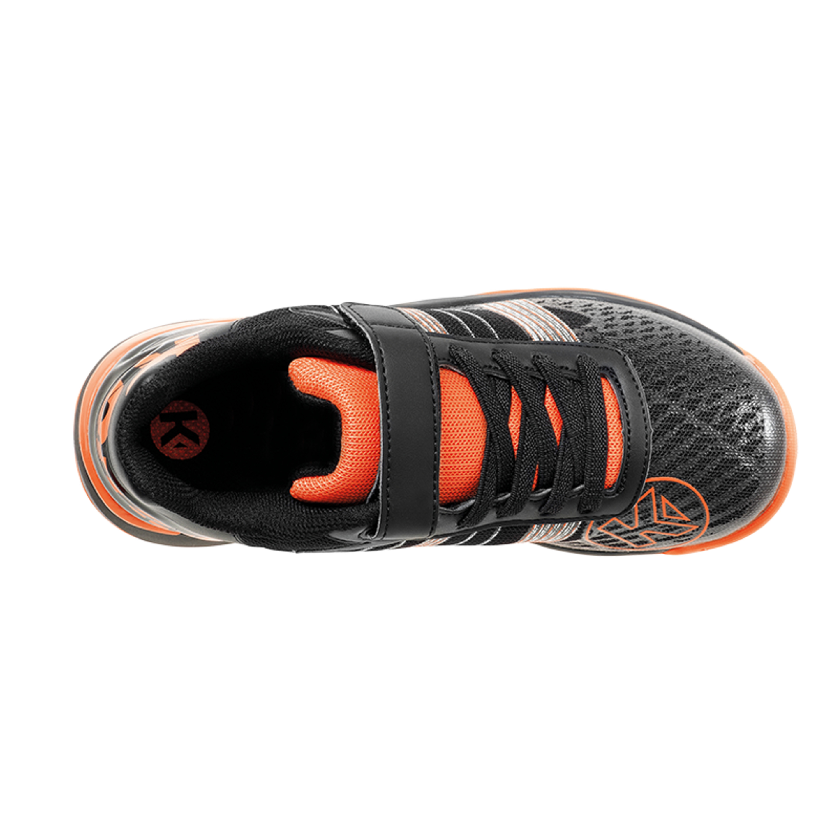 Zapatilla De Balonmano Attack Contender Junior Negro/naranja Fluor Kempa