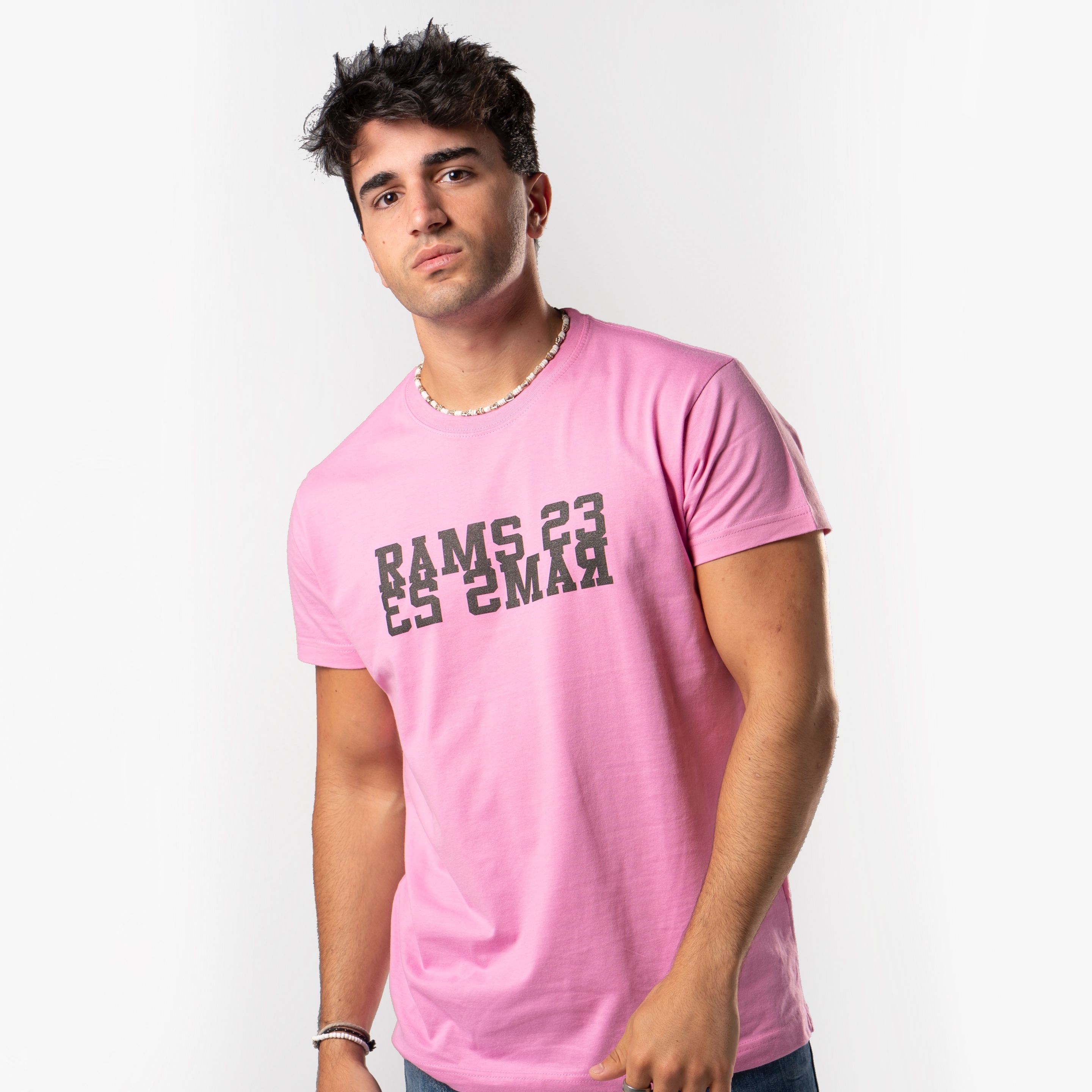 Camiseta Rams 23 Mirror - rosa - 
