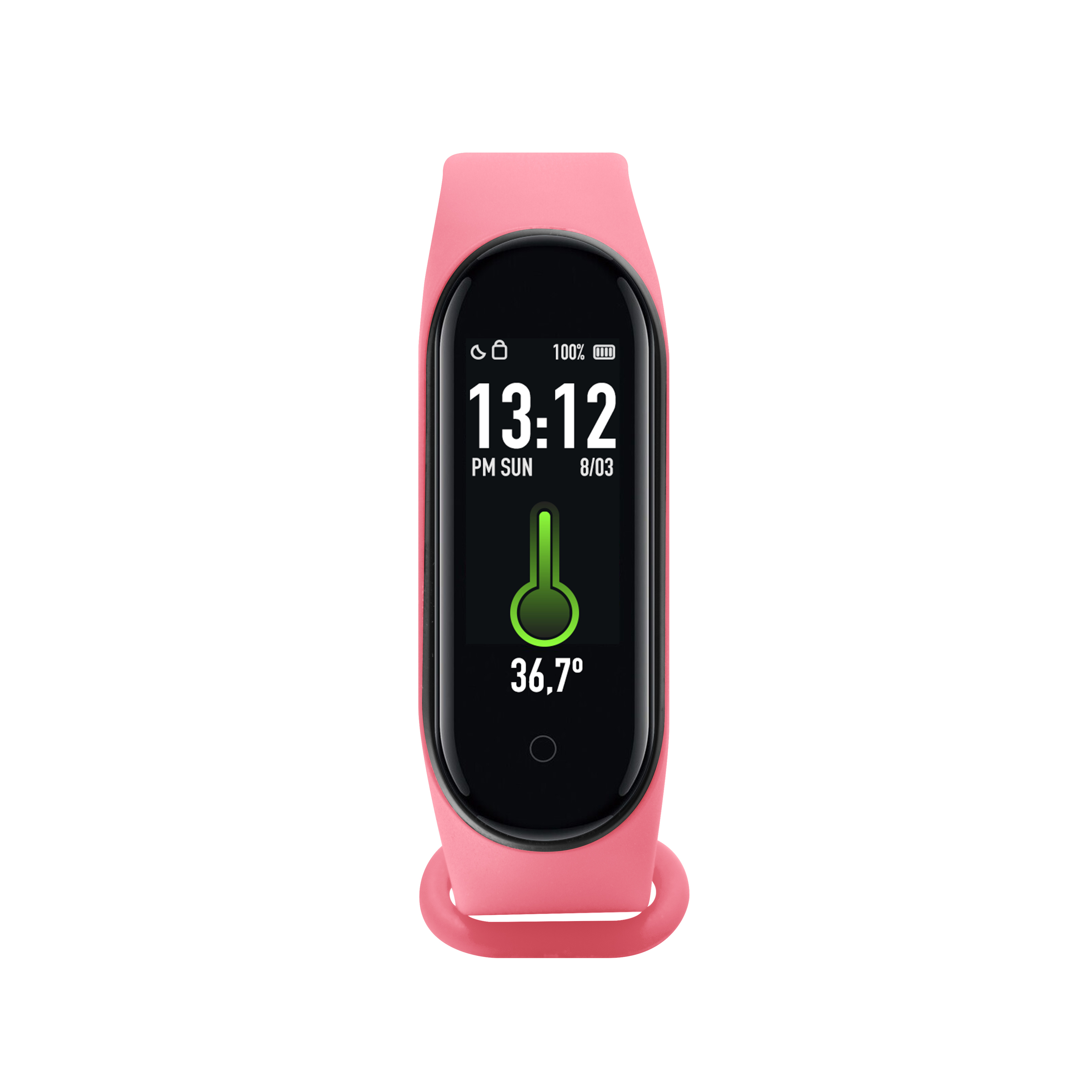 Pulsera De Actividad Unotec Smartband 6t Rosa Oscuro