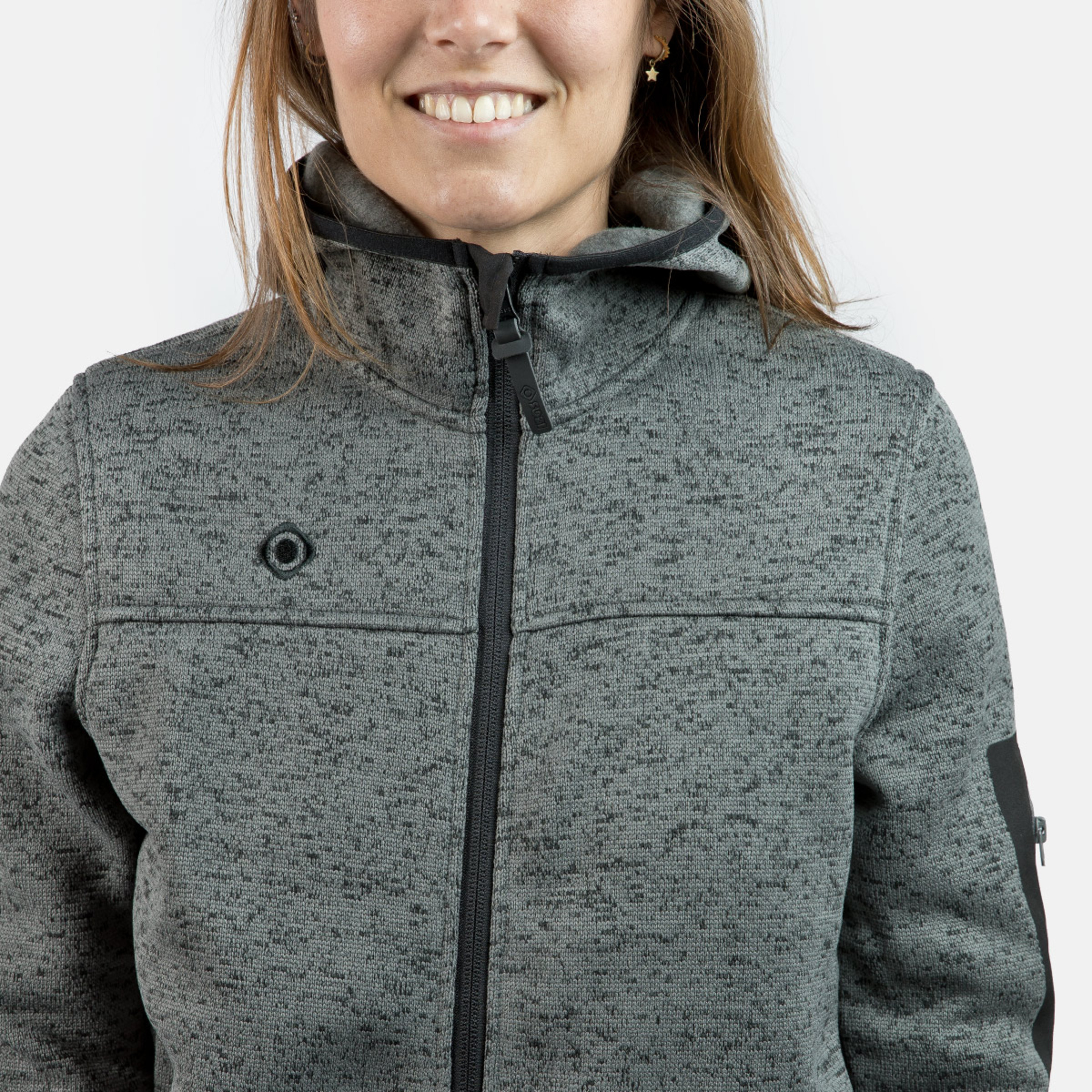 Izas Alder Women's Urban Sport Hooded Casaco De Malha Com Capuz