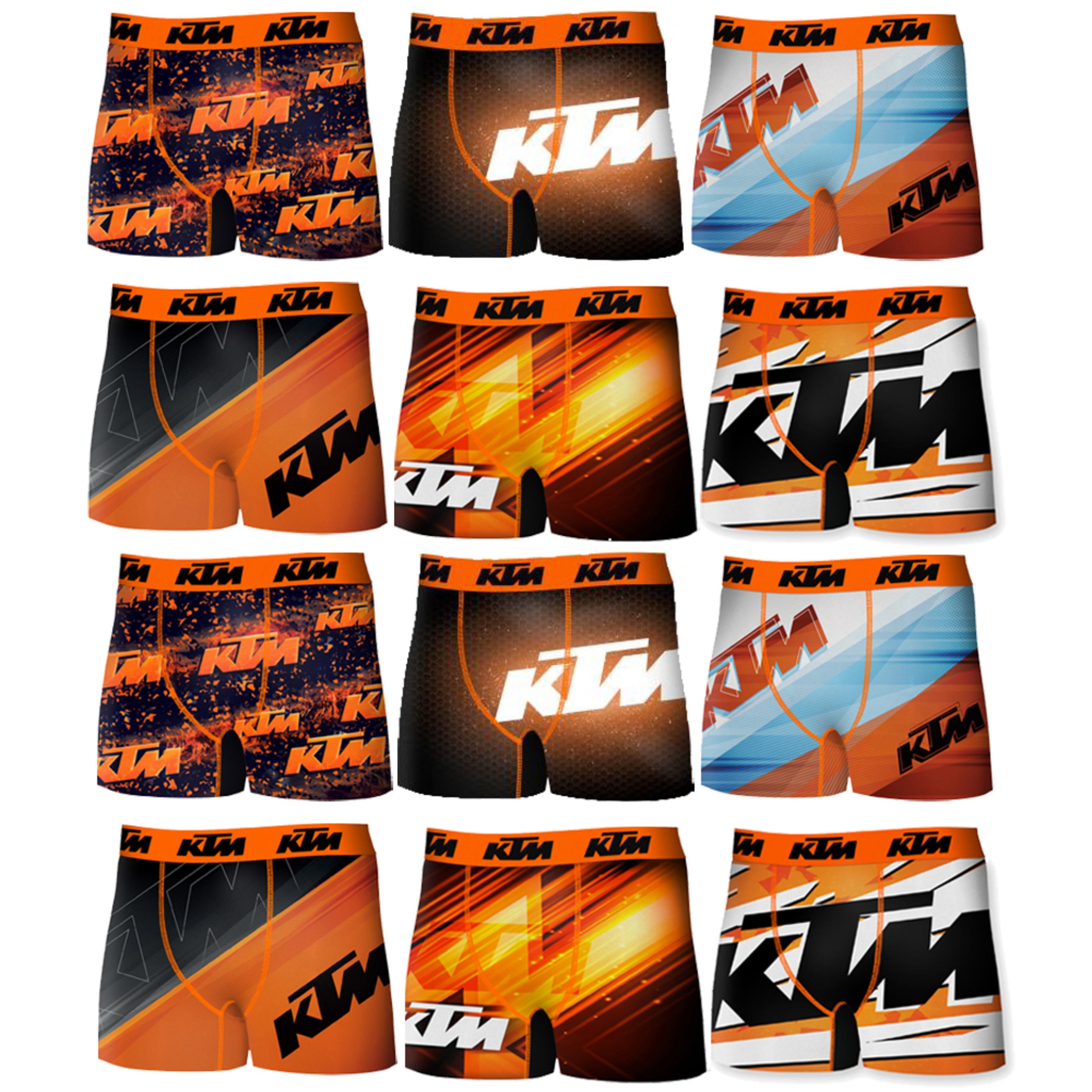 Calzoncillos Ktm Motorbike (Pack 12)